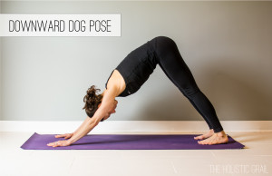 downward dog pose